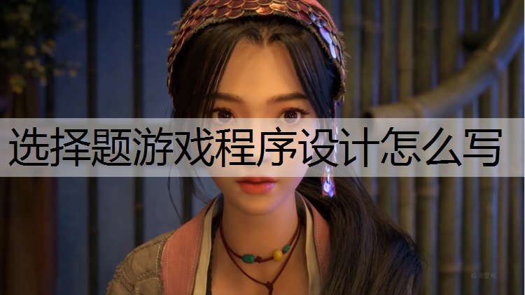 选择题游戏程序设计怎么写