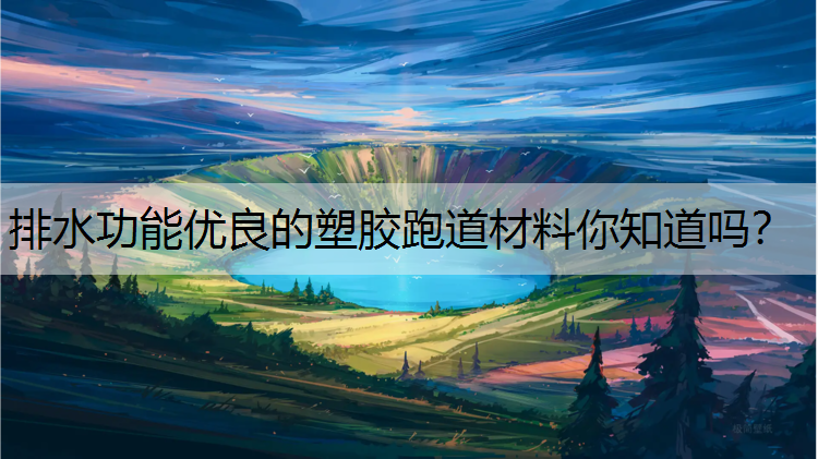 排水功能优良的塑胶跑道材料你知道吗？